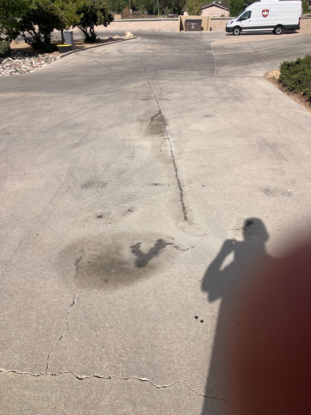Removing Diesel Vehicle Oil Leaks from a Church Parking Lot in Prescott Arizona Thumbnail